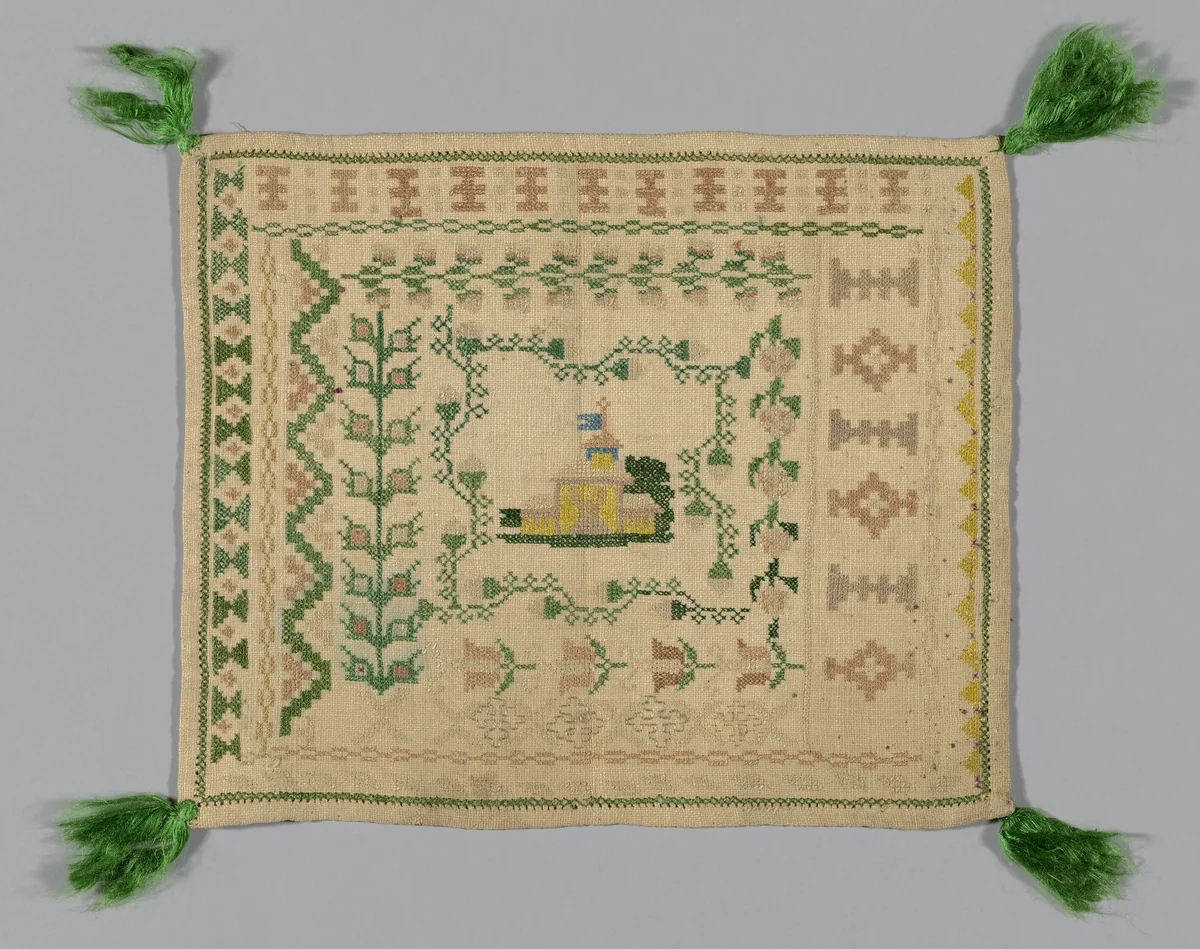 Sampler by France or Netherlands, textile, 1701-1900