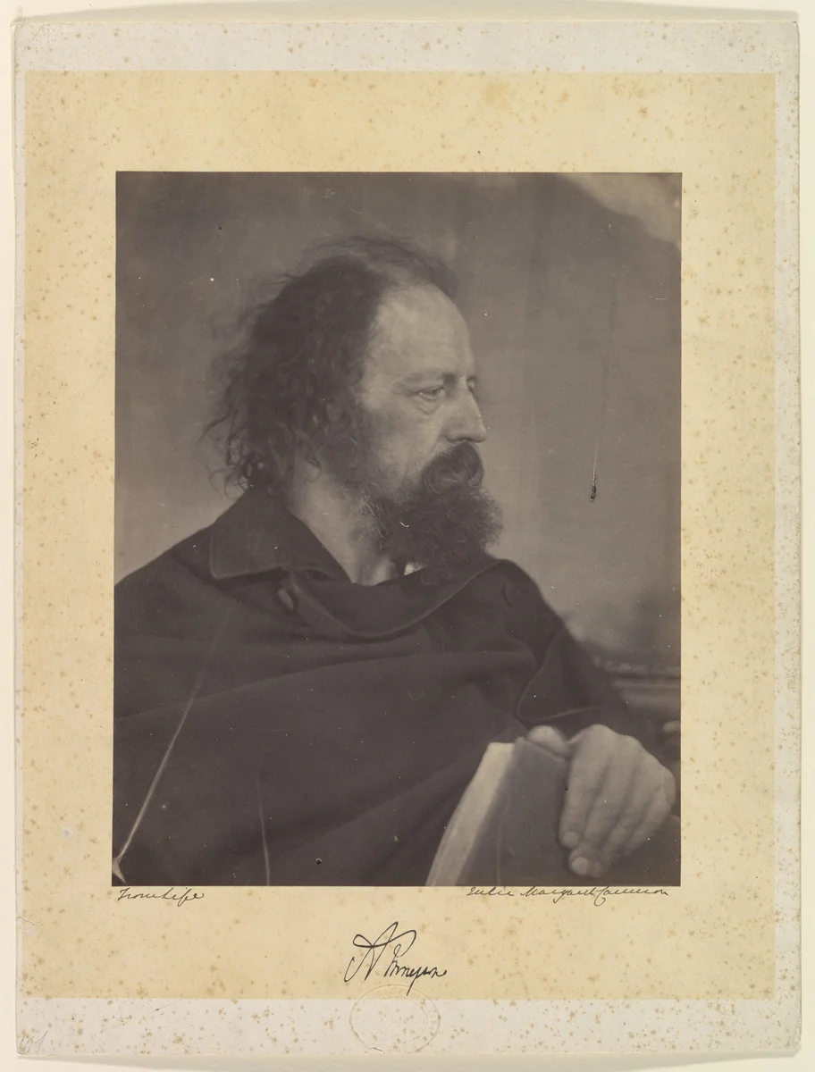 Alfred, Lord Tennyson by Julia Margaret Cameron, photograph, 1865