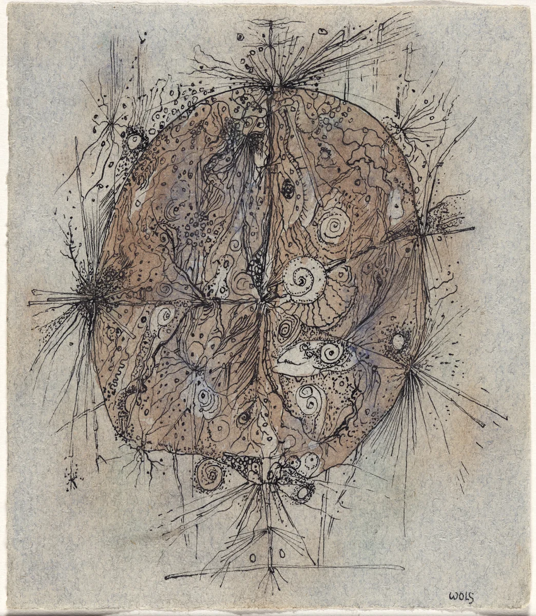 Mollusks (Les Mollusques) by Wols, drawing, 1944