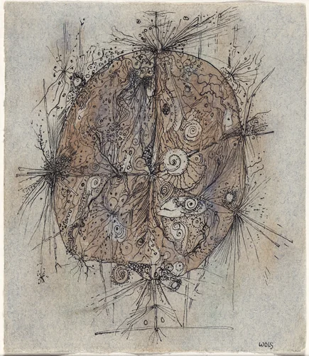 Mollusks (Les Mollusques) by Wols, drawing, 1944