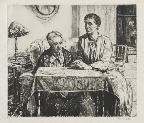 Playing Cards by Francis Dodd, print, 1926-1931