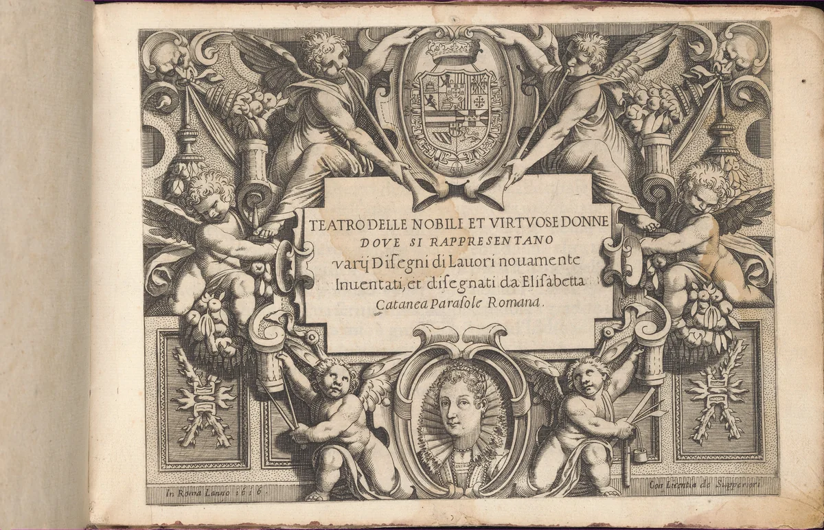 Teatro delle Nobili et Virtuose Donne... by Isabella Catanea Parasole, book, 1616
