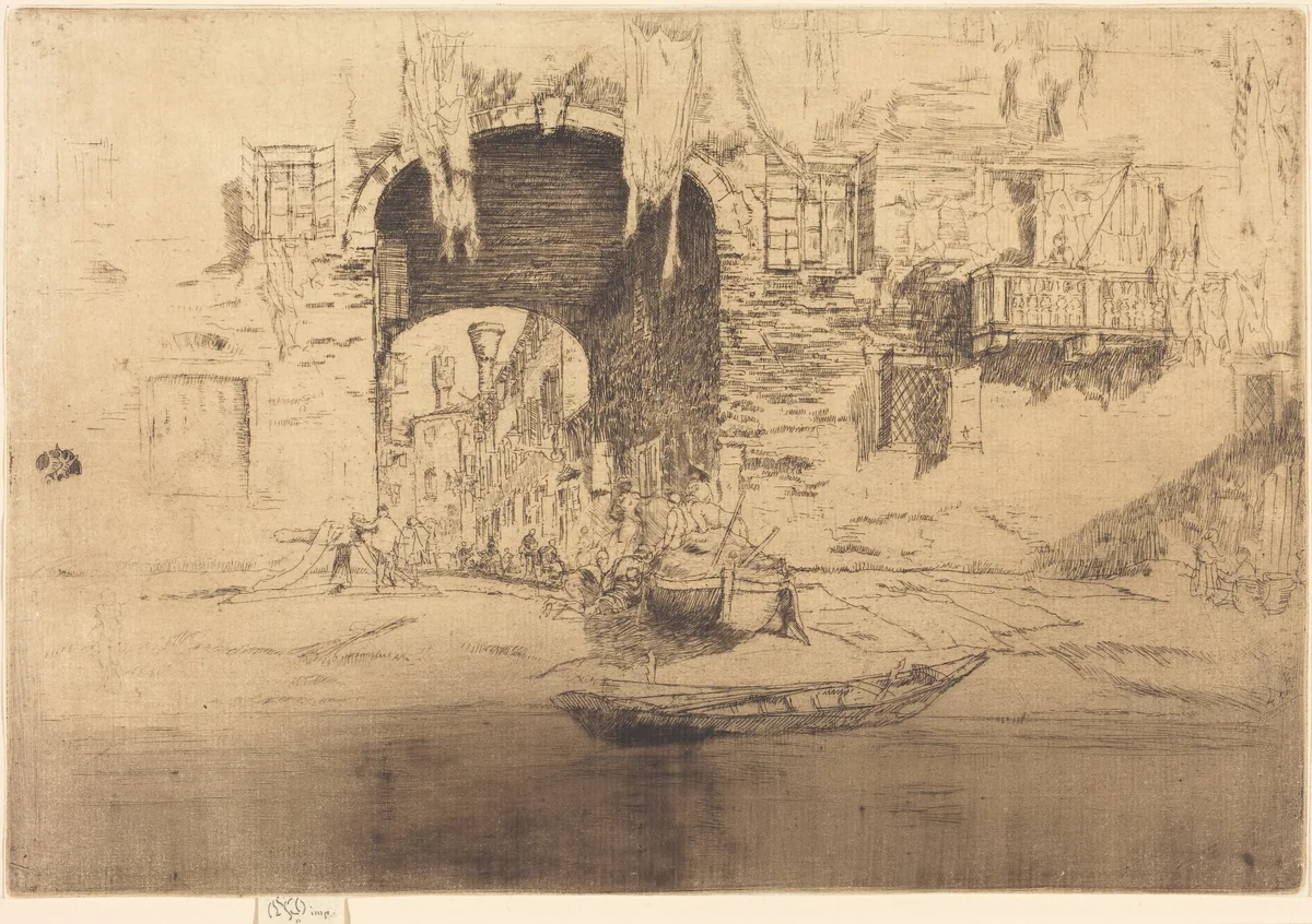 San Biagio by James McNeill Whistler, print, 1879-1880