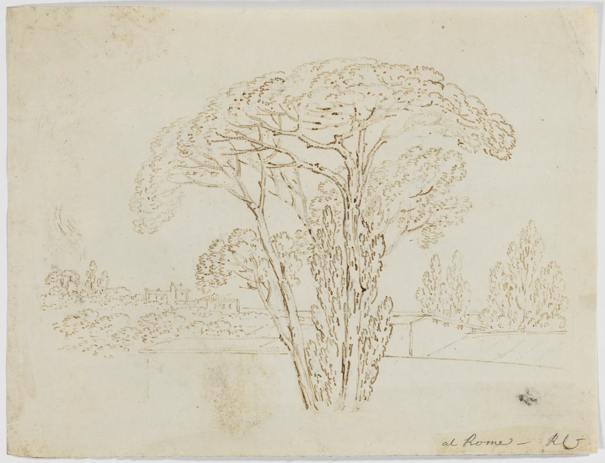 At Rome by Richard Cooper II, drawing, 1774-1775