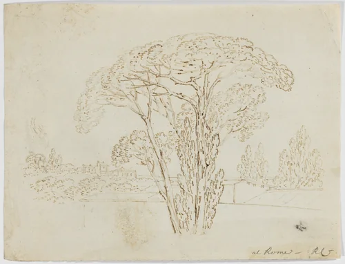 At Rome by Richard Cooper II, drawing, 1774-1775