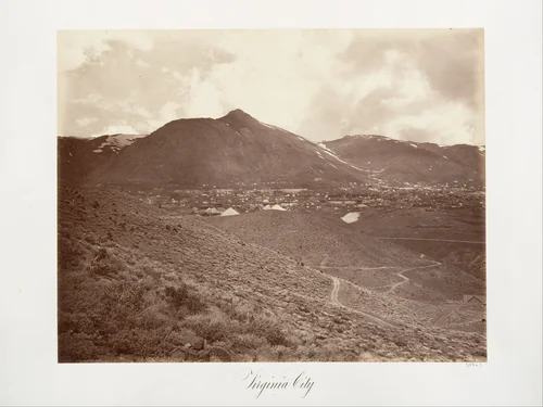 Virginia City by Carleton E. Watkins, photograph, 1875