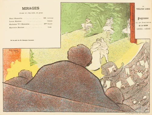 Mirages by Henri Gabriel Ibels, print, 1893