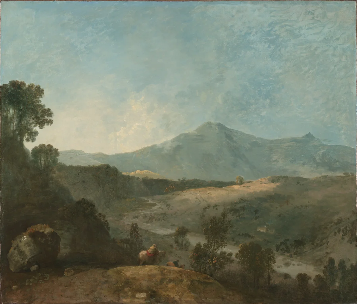 Cader Idris, with the Mawddach River by Richard Wilson, painting, 1769-1779