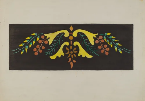 Hitchcock Chair by Genevieve Sherlock, index of american design, 1940