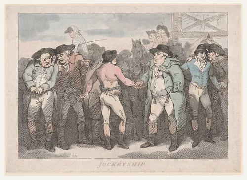 Jockeyship by Thomas Rowlandson, print, 1785