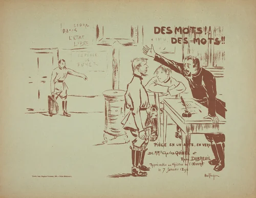 Des Mots! Des Mots! by Abel-Truchet, print, 1896