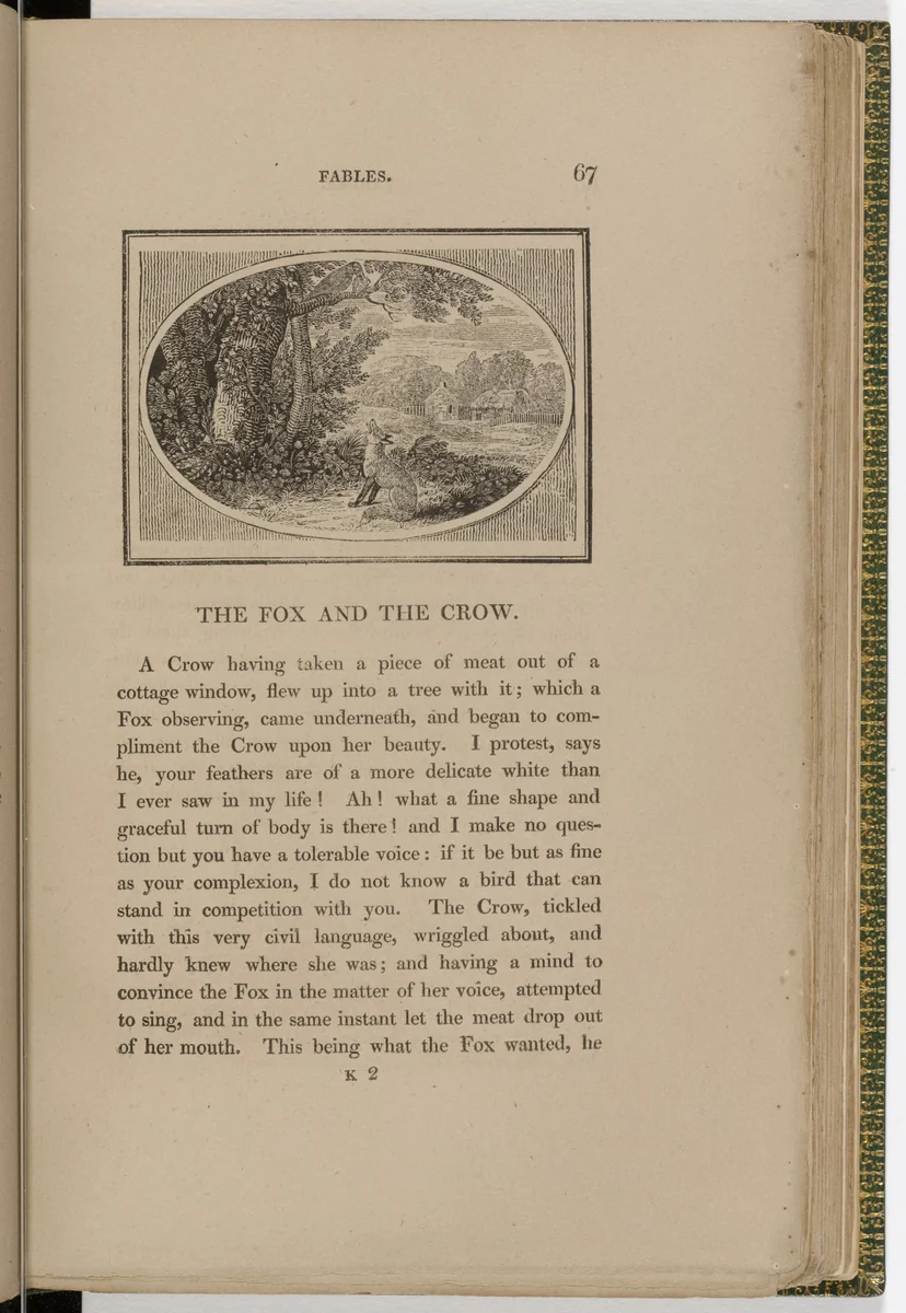 Headpiece (page 67) from The Fables of Aesop by Thomas Bewick, illustrated book, 1818