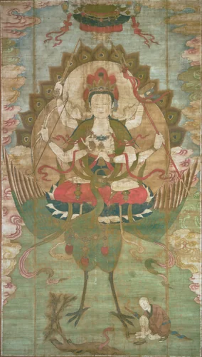 Mahamayuri Vidyaraja by Artist Unknown, painting, 916-1125
