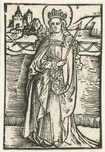 Heilige Ursula by anonymous, print, 1503