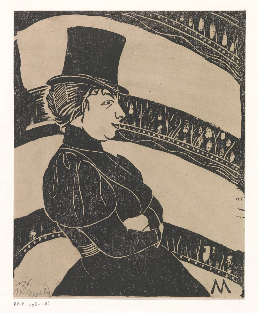 In de loge by Samuel Jessurun de Mesquita, print, 1899