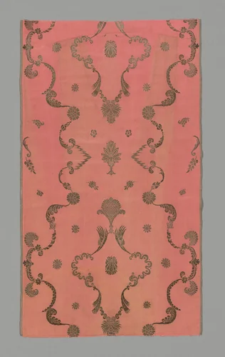 Panel by England, Spitalfields, textile, 1714-1725
