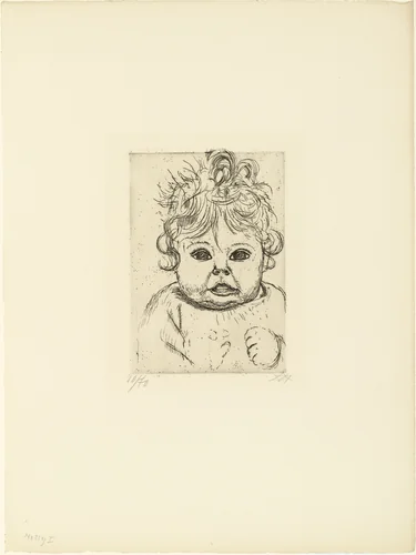 Nelly II by Otto Dix, print, 1923