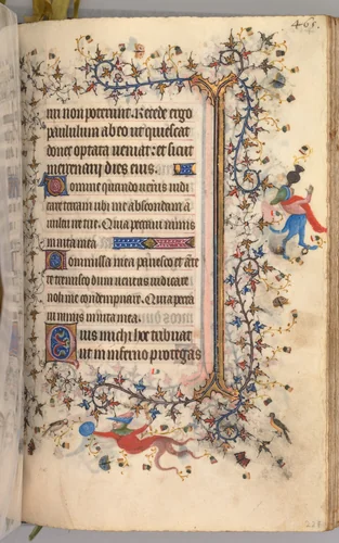 Hours of Charles the Noble, King of Navarre (1361-1425): fol. 227r, Text by Master of the Brussels Initials and Associates, book, 1400-1410