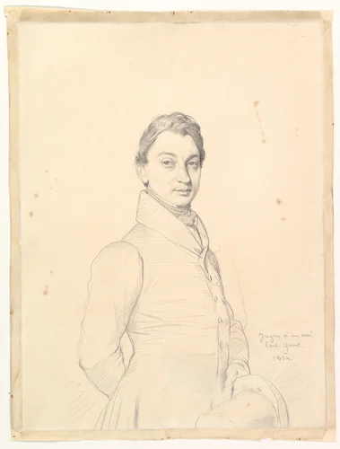 The Lawyer Paul Grand by Jean-Auguste-Dominique Ingres, drawing, 1834