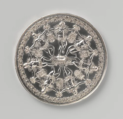 Treaty of Münster by S.M. Boxhorn, metalwork, 1648