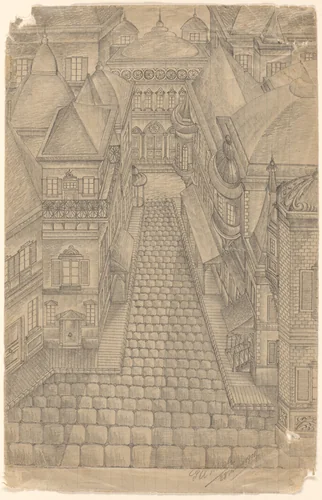 Untitled by Auguste Merle, drawing, 1901