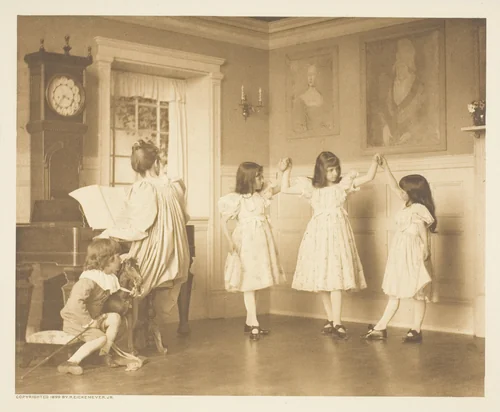 The Dance, No. 7 from the portfolio "American Pictorial Photography, Series II” (1901); edition 34/150 by Rudolf Eickemeyer, print, 1899