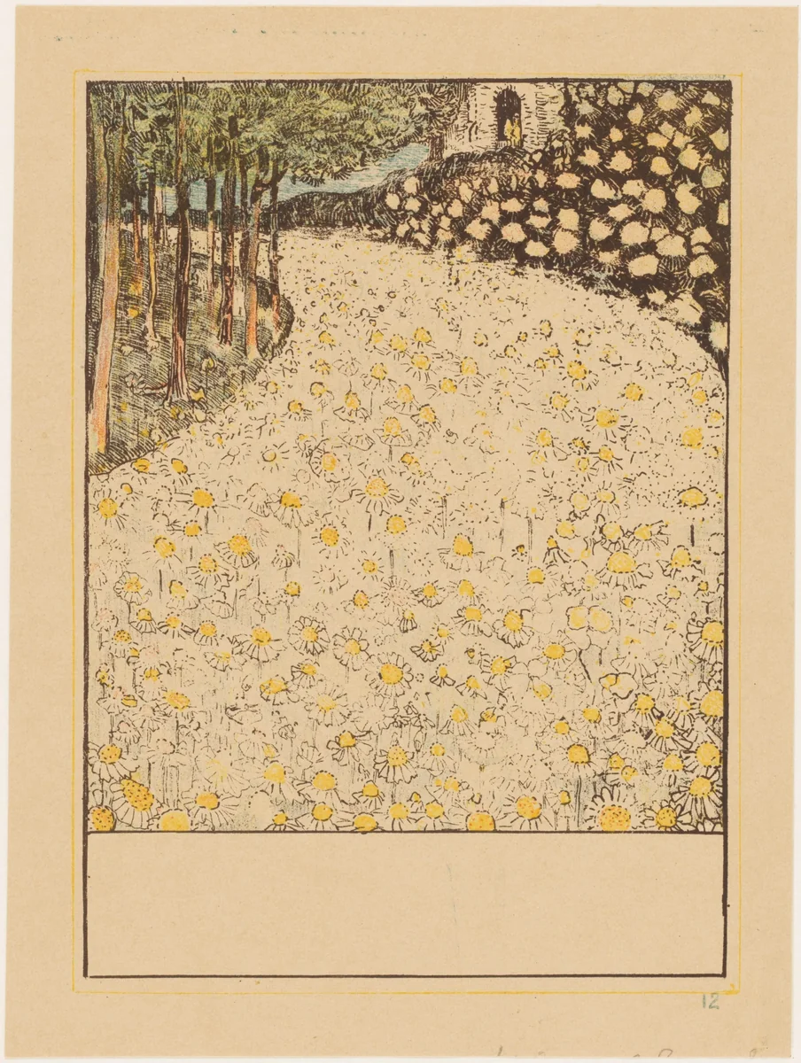 Bloemenzee by Theo van Hoytema, print, 1895