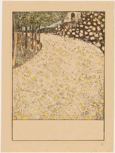 Bloemenzee by Theo van Hoytema, print, 1895