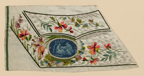 Salesman's Sample (Waistcoat Pocket) by Probably France, Lyon, textile, 1780-1810