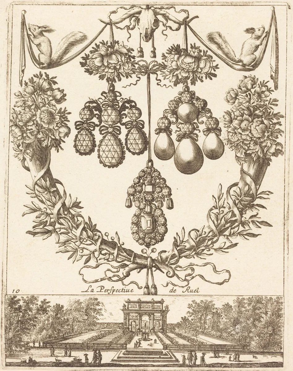 Perspective de Ruel by François Le Febvre, print, 1665