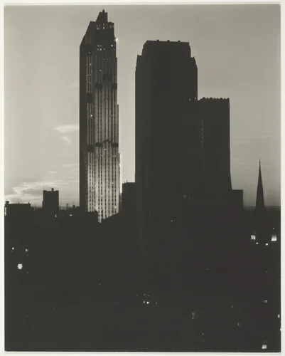 New York from the Shelton by Alfred Stieglitz, photograph, 1935