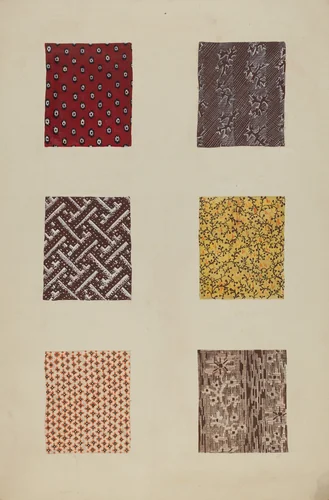 Quilt Patches by Katherine Hastings, index of american design, 1938