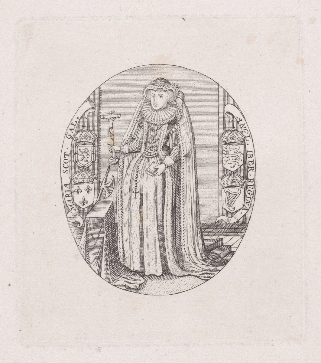 Mary, Queen of Scots by Marten Baes, print, 1800-1900