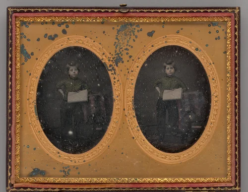 Untitled (Portrait of a Standing Boy) by Langenheimer & Weimer, other, 1867