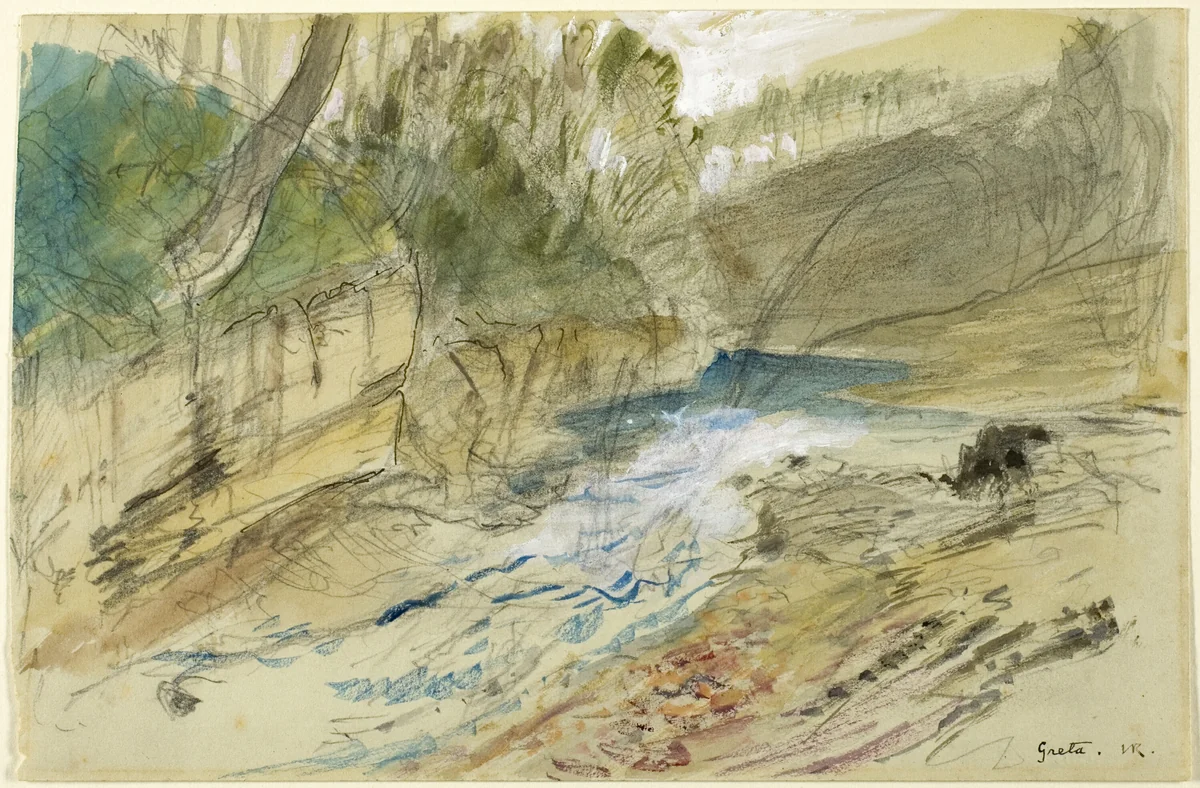Greta by John Ruskin, painting, 1876