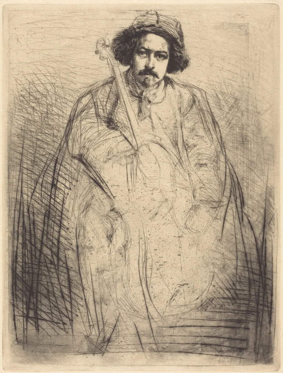 Becquet by James McNeill Whistler, print, 1859
