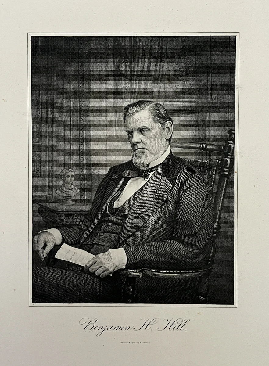 Benjamin H. Hill by Artist Unknown, other, 1800-1899