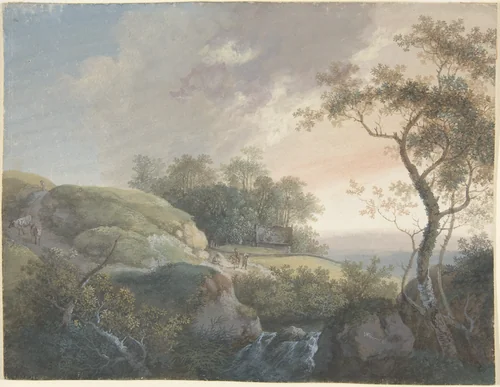The Morning by Johann Georg Wagner, drawing, 1732-1767