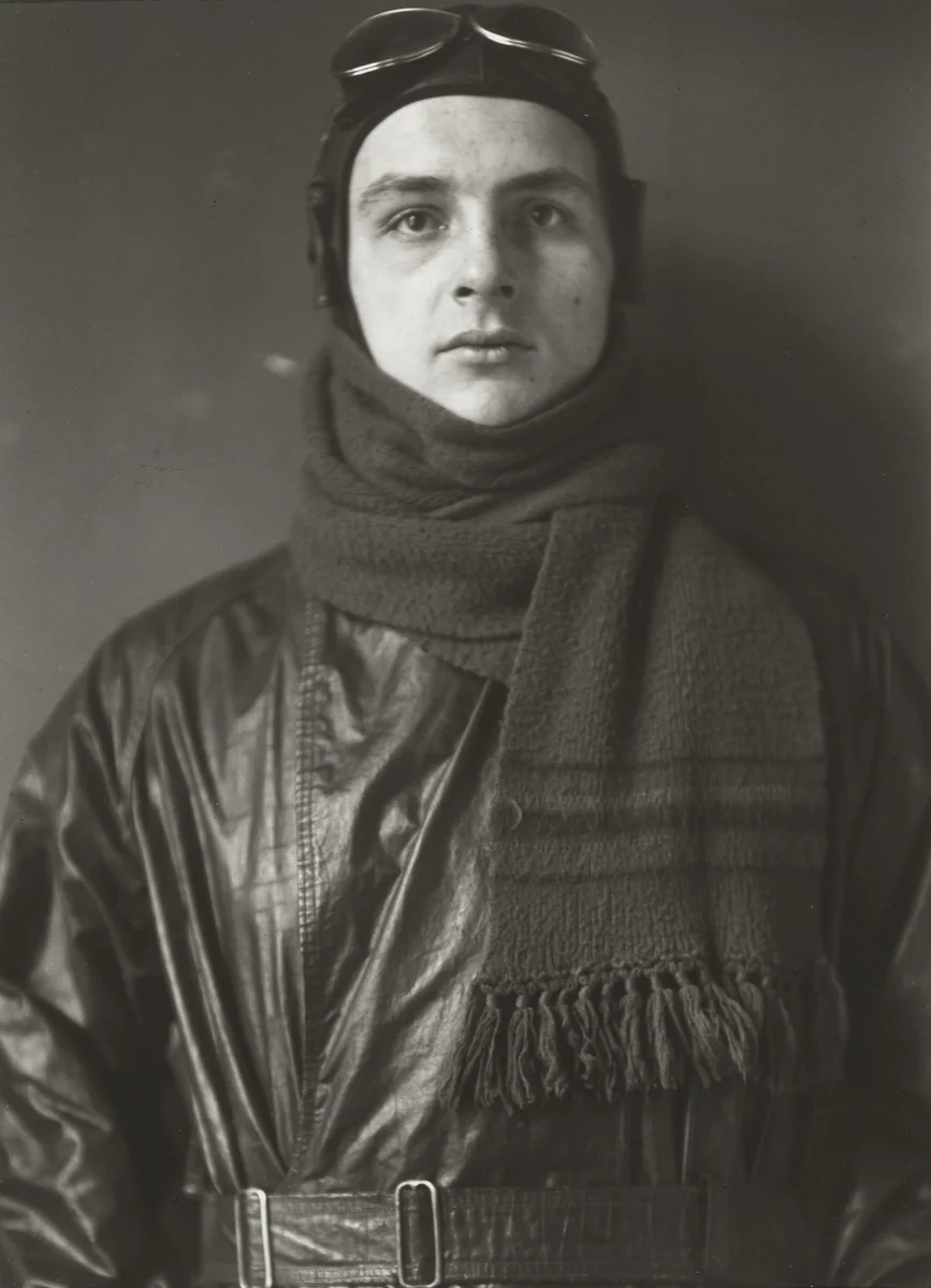 Aviator by August Sander, photograph, 1920