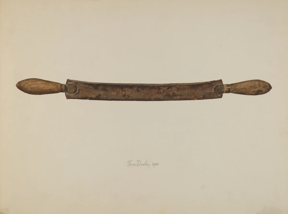 Drawshave by Thomas Dooley, index of american design, 1938