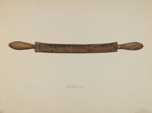 Drawshave by Thomas Dooley, index of american design, 1938