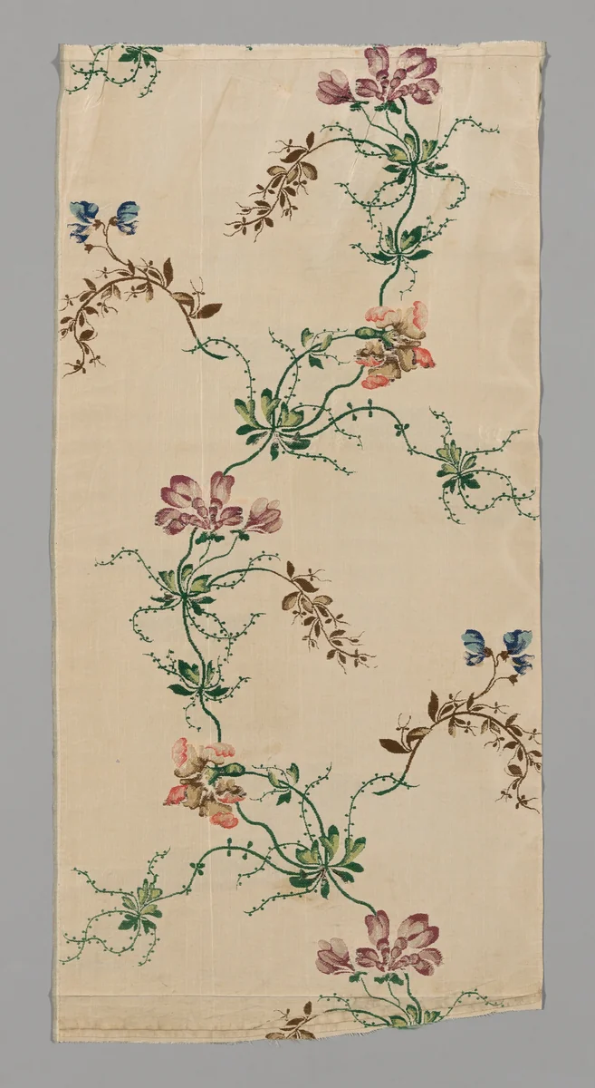 Panel from a Skirt by Anna Maria Garthwaite, textile, 1741-1742
