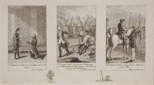 Anecdotes of King Frederik II by Daniel Nikolaus Chodowiecki, print, 1793