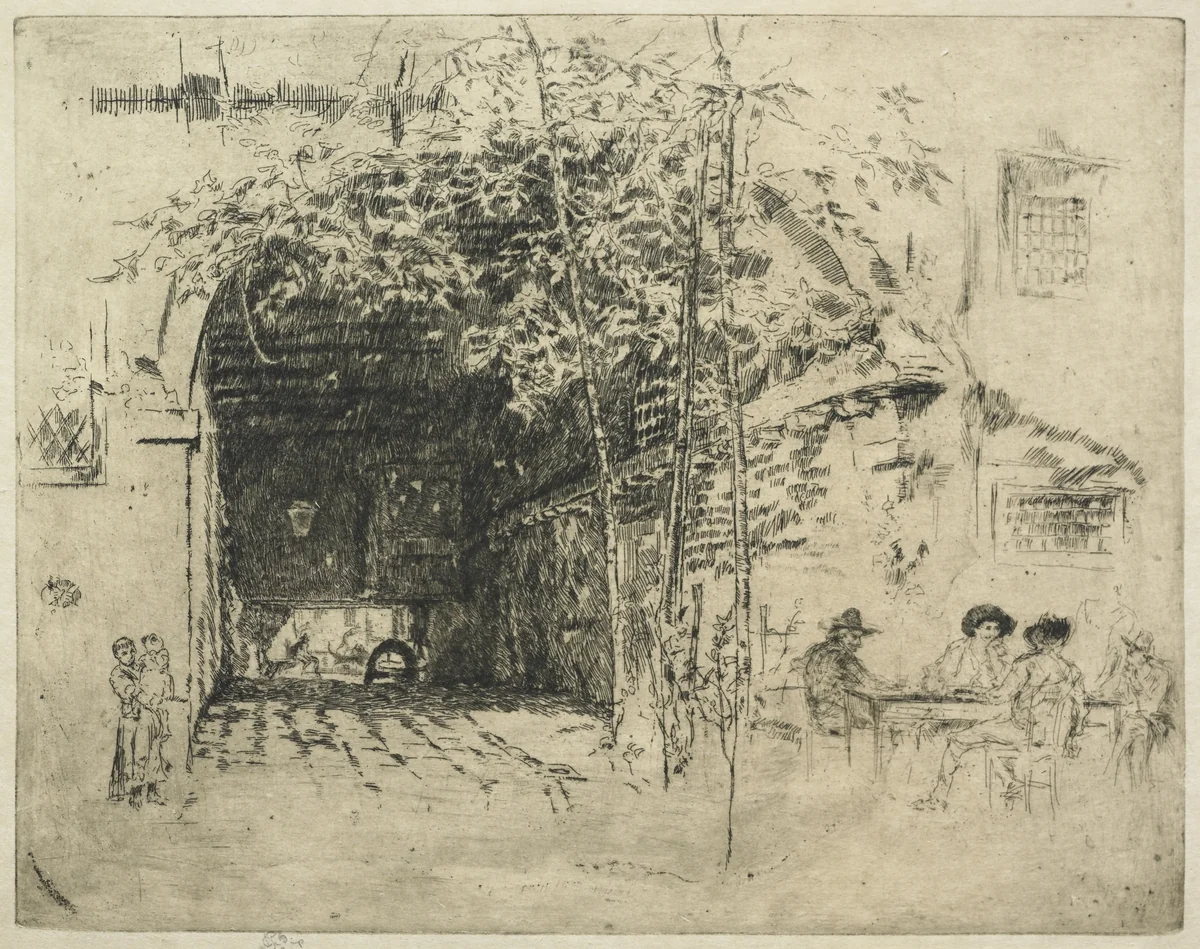 Traghetto, No. 2 by James McNeill Whistler, print, 1880