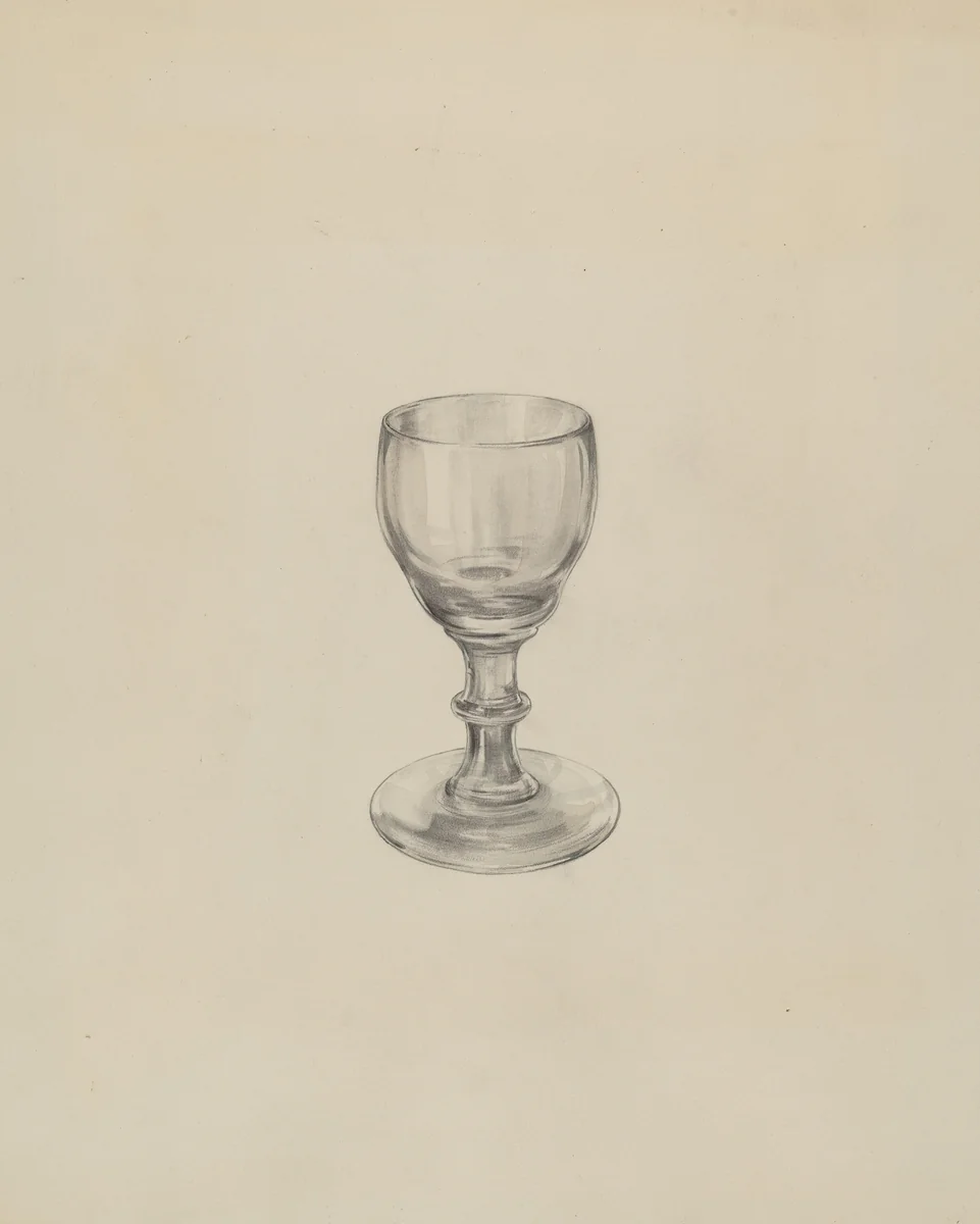 Glass by Lillian Causey, index of american design, 1936