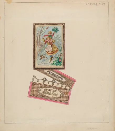 Needle Case by Thomas Holloway, index of american design, 1935-1942