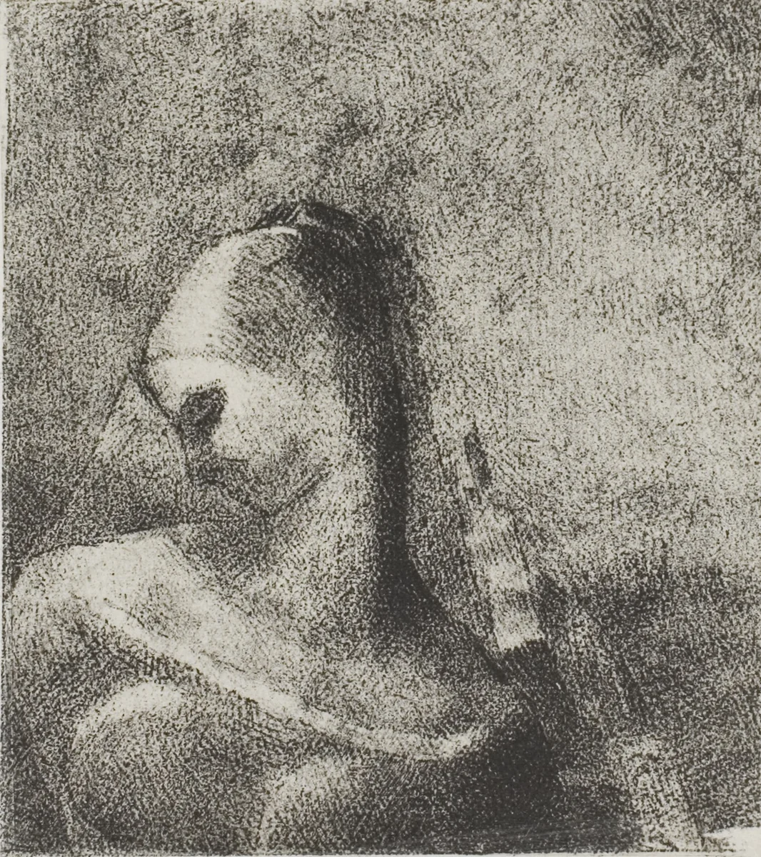 Helen - Ennoia, plate 10 of 24 by Odilon Redon, print, 1896