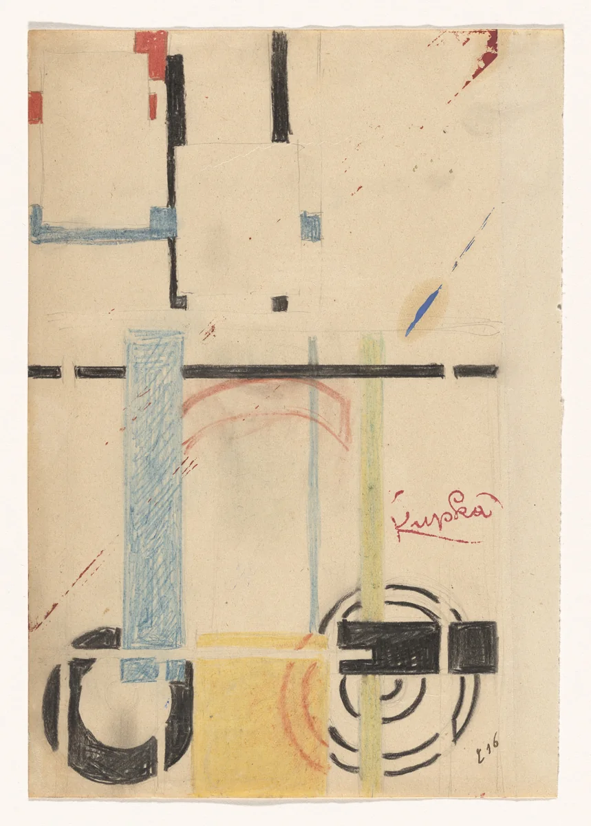 Untitled by František Kupka, drawing, 1925