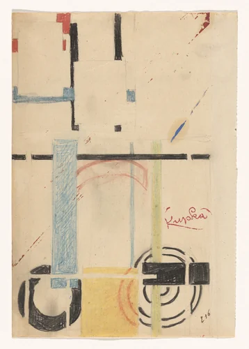 Untitled by František Kupka, drawing, 1925