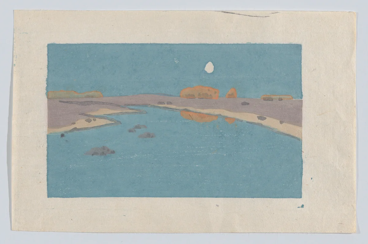 Marsh Creek by Arthur Wesley Dow, print, 1902-1912